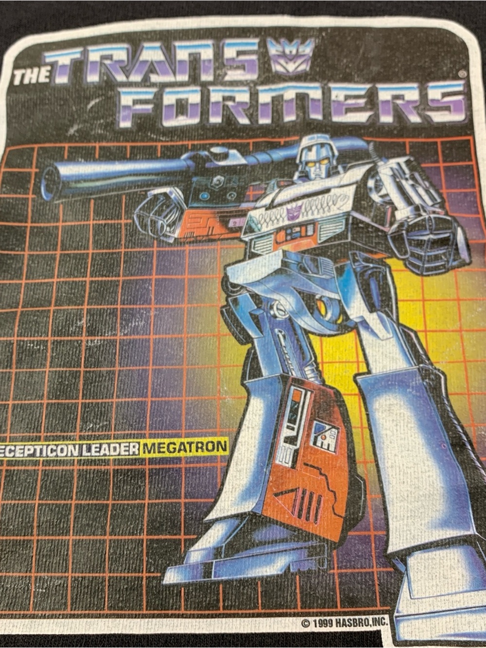 Vintage 90s Transformers Decepticon Megatron T-shirt XL Changes Single Stitch - Picture 9 of 9